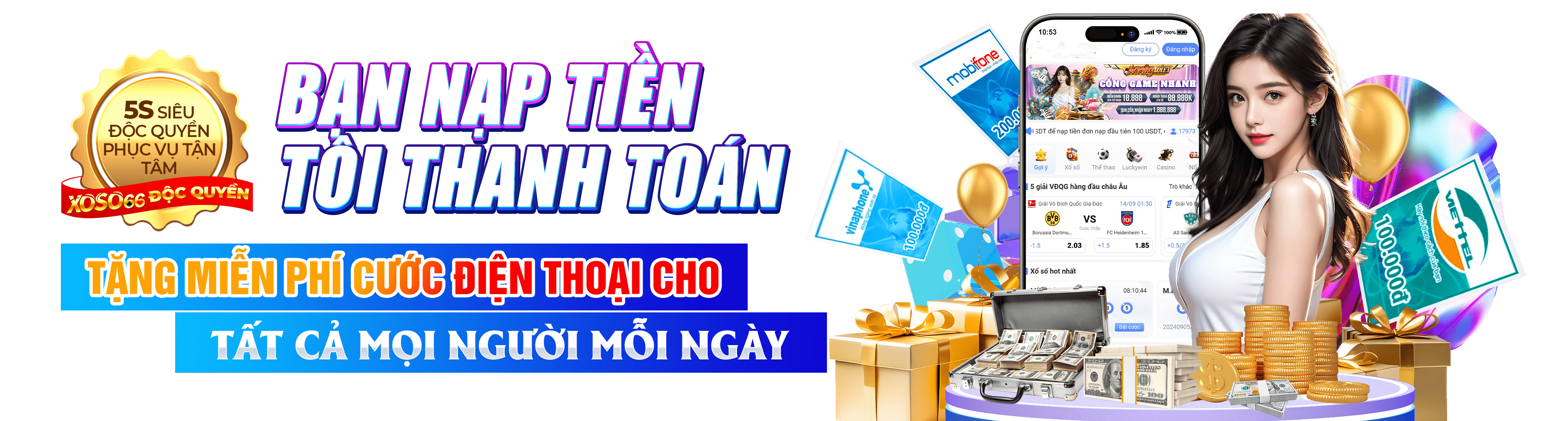 Hình ảnh quảng cáo của ez67 hiển thị nền tảng và các lợi ích