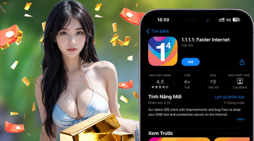 Hình ảnh quảng cáo của ez67 hiển thị nền tảng và các lợi ích